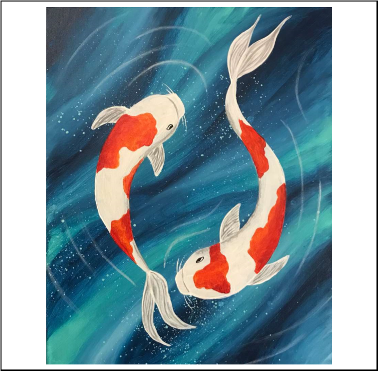 With a Stencil for the Fish!